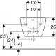 Биде подвесное Geberit Smyle Square 500209011