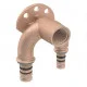 Колено настенное проходное Geberit Mepla 20-1/2-16 L=6.7см 602.275.00.5
