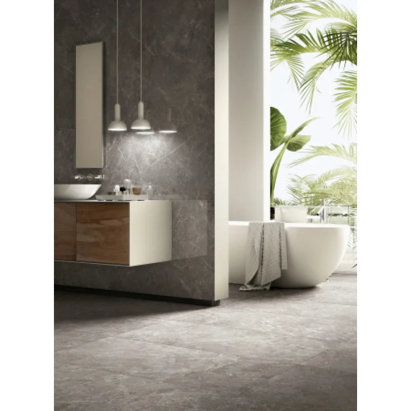 Плитка керамогранитная Panaria Trilogy Zero3 Sandy grey 500X1000Х5.5мм гладкая/глянцевая PZ9TYX3