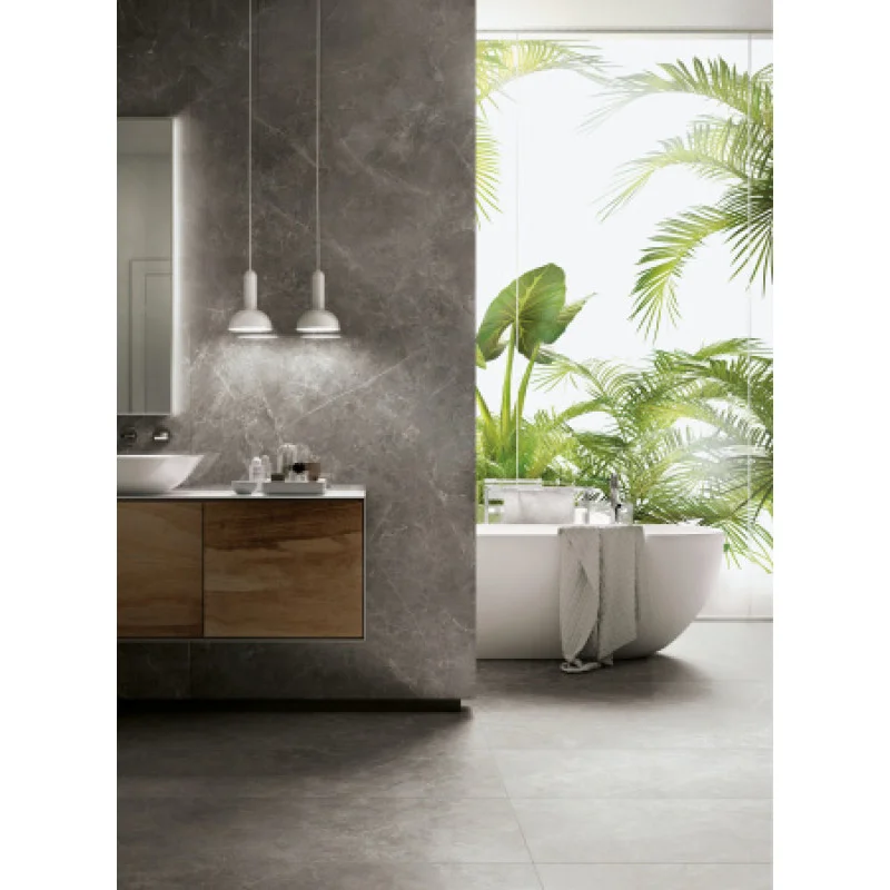 Плитка керамогранитная Panaria Trilogy Zero3 Sandy grey 500X1000Х5.5мм гладкая/глянцевая PZ9TYX3