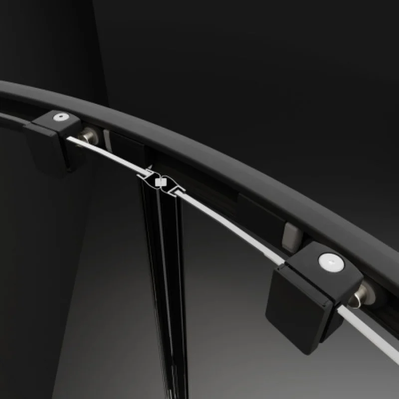 Боковое стекло RADAWAY Premium Pro Black S1 909x2000 мм 1016090-54-01