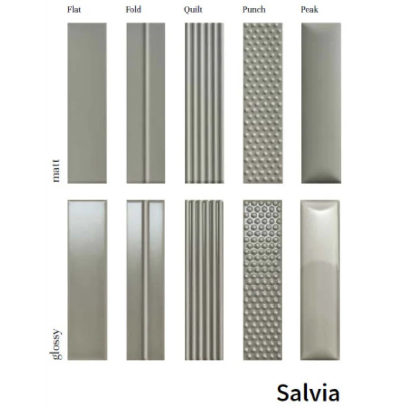 Плитка Sartoria Vibes Salvia Flat 62x250х8,5мм гладкая/глазурованная, для стены SAVIFL0262G