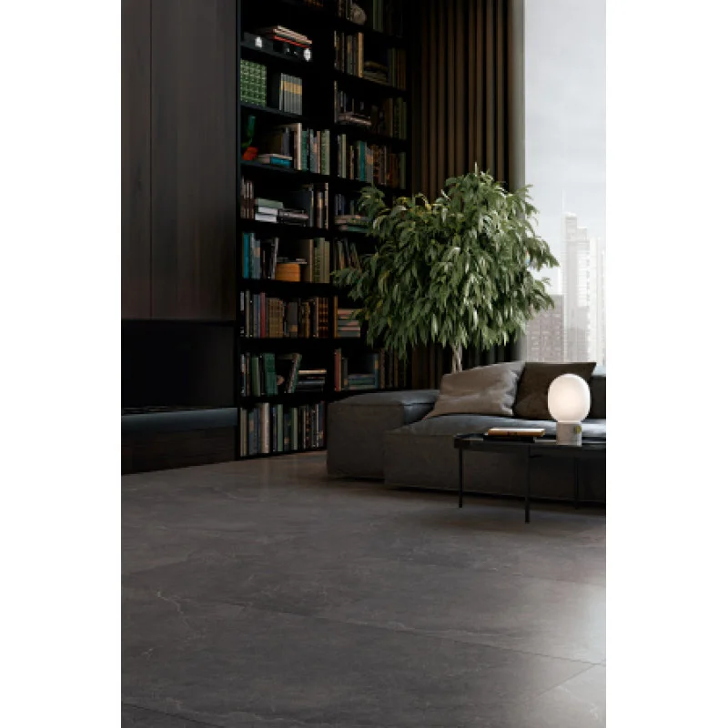 Плитка керамогранитная Cottodeste Lithos Carbon 1200x600х6,5мм Kerlite, гладкая/матовая soft EKXLT05