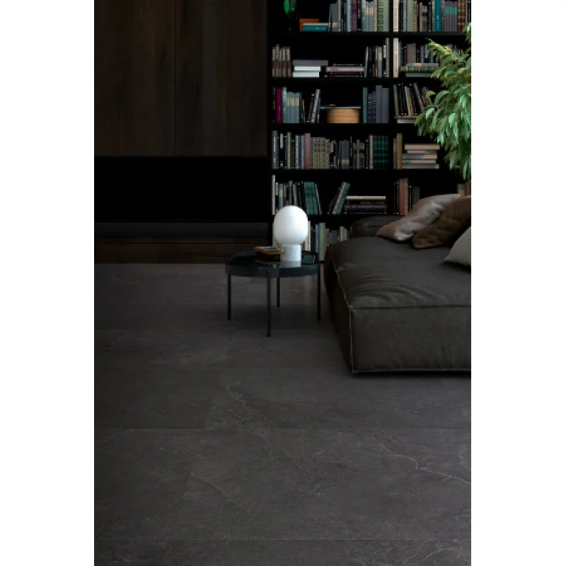Плитка керамогранитная Cottodeste Lithos Carbon 1200x600х6,5мм Kerlite, гладкая/матовая soft EKXLT05