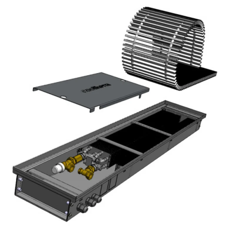 Внутрипольный конвектор Cooltherm Ventherm 2450/200/80 V-2450.200.80-P.С.