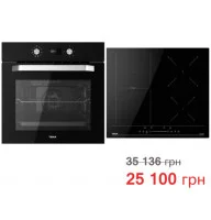 Комплект бытовой техники Teka (духовой шкаф Easy HCB 6535 черный + варочная поверхность Flex Easy IBF 64200 S)